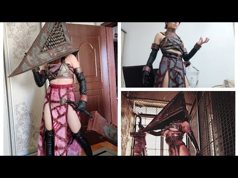 Видео: Костьюм на Хеллоуин! Как сделать косплей пирамидоголового? Косплей по полочкам