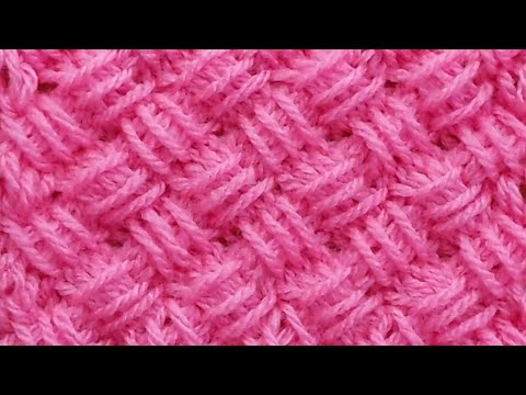 Видео: Красивый узор спицами для детского пледа, кофточки, шапочки.