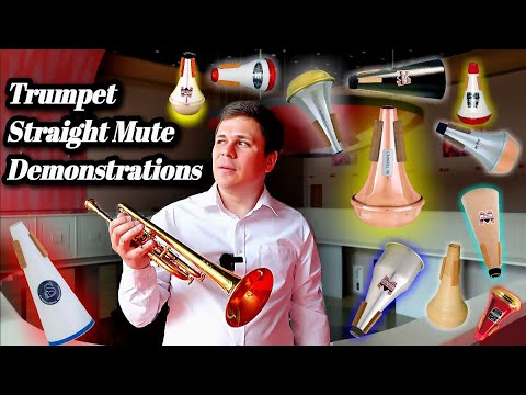Видео: Обзор Straight сурдин для трубы. Denis Wick, Tom Crown, Jo-Ral, TrumCor, As, Soulo Mute и другие...