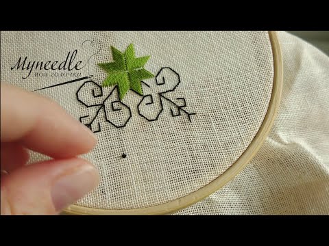 Видео: Моя штапівка/Hand embroidery short video.