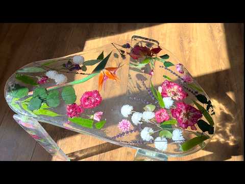 Видео: Идея столика из смолы, которую вы никогда не видели — простой DIY, который под силу каждому!😍