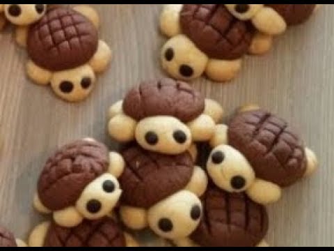 Видео: Забавные печенье черепашки.Funny bug turtle biscuits