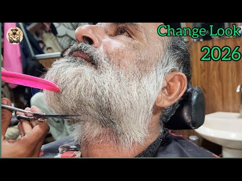 Видео: Стиль бороды для мужчин 2026 года 🌟Лучший стиль стрижки бороды для пожилых людей в @alihairdresser 💈