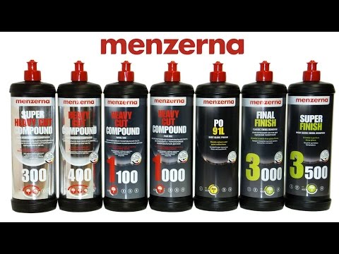 Видео: Абразивные пасты Menzerna - мини-обзор от Car-Care.ru