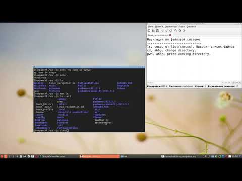 Видео: Основные команды Linux. Навигация, справка, просмотр списка файлов в Linux.