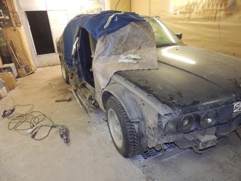 Видео: BMW-525 Е-34 срезка порога