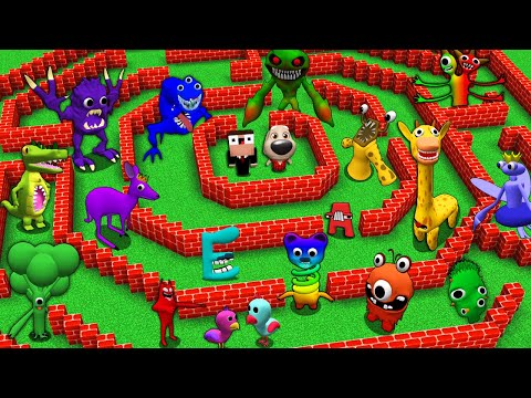 Видео: НУБ И ПРО В ЛАБИРИНТЕ GARDEN OF BAN BAN 3 и АЛФАВИТ ЛОР в МАЙНКРАФТ ALPHABET LORE