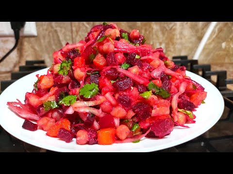 Видео: Такой Салат Захочешь Каждый День! Очень Вкусный и Простой в Приготовлении! Салат Винегрет