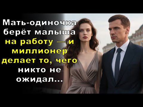 Видео: Мать-одиночка берёт малыша на работу — и миллионер делает то, чего никто не ожидал...