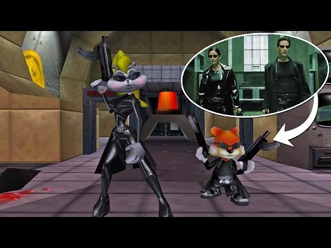 Видео: Отсылки к фильмам в Conker's Bad Fur Day