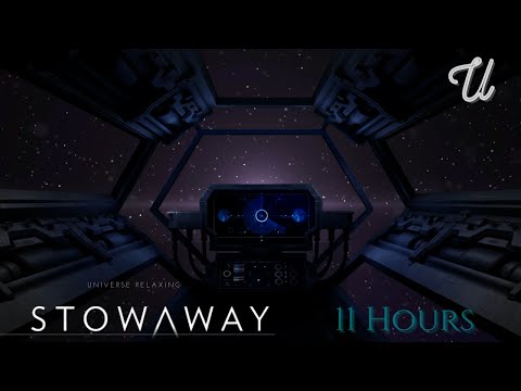 Видео: Синий космический корабль Белый шум безбилетного пассажира 11 часов: расслабляющий космический полет