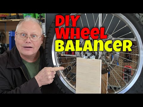 Видео: Изготовление самодельного балансировочного станка для колес мотоцикла.