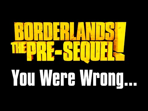 Видео: Итак, я снова посетил Borderlands The Pre-Sequel...