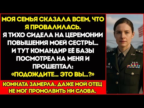 Видео: Семья Сказала, Что Я Потерпела Неудачу Но Командир Моей Сестры Посмотрел На Меня И Сказал: «Мэм… Вы