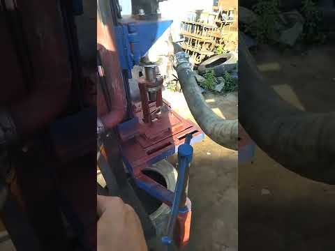 Видео: Гидравлическая буровая установка  эконом вариант.