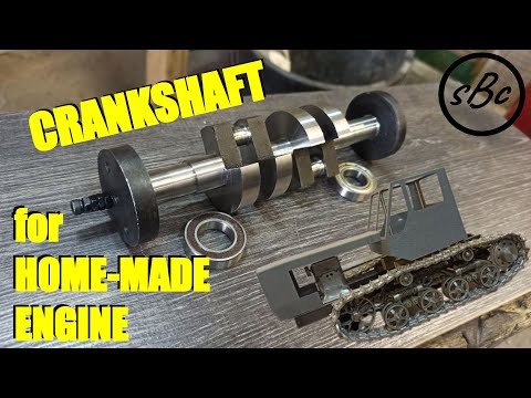 Видео: КОЛЕНЧАТЫЙ ВАЛ для самодельного ДВИГАТЕЛЯ Т150 #т150 (+ENG SUB)