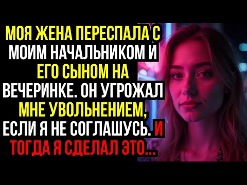 Видео: МОЯ ЖЕНА переспала с МОИМ НАЧАЛЬНИКОМ и его СЫНОМ на ВЕЧЕРИНКЕ. Он УГРОЖАЛ мне УВОЛЬНЕНИЕМ, если...