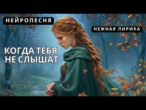 Видео: НЕЙРОПЕСНЯ | КОГДА ТЕБЯ НЕ СЛЫШАТ | ГОРОДСКОЙ РОМАНС | Л. Лебедева | AI Music Studio #нежнаялирика