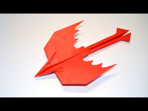 Видео: Как сделать самолётик из бумаги который хорошо летает✈ бумажный дракон