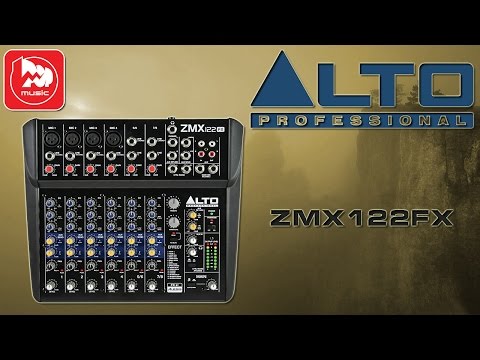 Видео: ALTO ZMX122FX - микшерный пульт с процессором эффектов