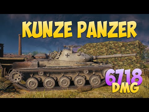 Видео: Kunze Panzer - 5 Фрагов 6.7K Урона - Охота на устриц! - Мир Танков