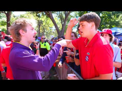Видео: Фанаты LSU троллят старую мисс!