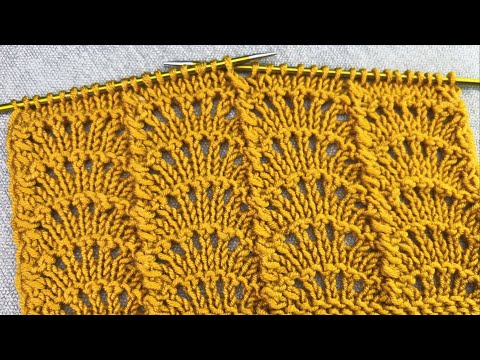 Видео: НЕВЕРОЯТНО! Посмотрите какой КРАСИВЫЙ УЗОР я связала спицами.