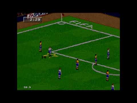 Видео: Видеопрохождение и обзор FIFA Soccer 97 Gold Edition(Футбол 1997 золотое издание)Sega,Genesis