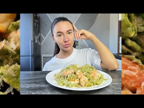 Видео: ЧТО МЕНЯ БЕСИТ В ЛЮДЯХ🥴|| МУКБАНГ: паста с креветками 🦐🍝🧀 #мукбанг#mukbang