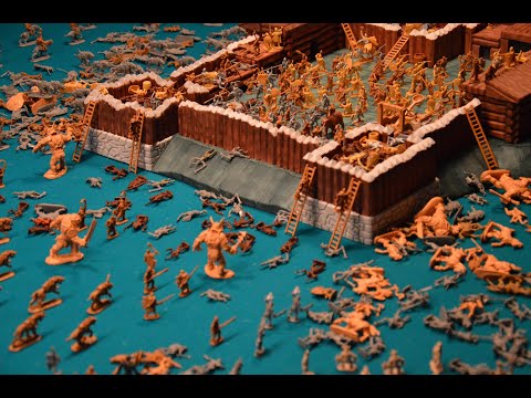 Видео: Битвы Солдатиков. Падение Форта! (часть 1)
