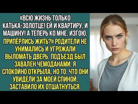 Видео: Сестре и квартиру, и машину! А теперь ко мне, изгою, припёрлись жить? Заорала я на родителей.