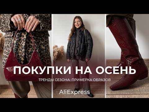 Видео: РАСПАКОВКА AliExpress С ПРИМЕРКОЙ | ОСЕННИЕ ОБРАЗЫ | ТРЕНДЫ 2024