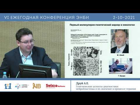 Видео: А. Е. Друй «Генетические аспекты диагностики нейробластомы и их значение в процессе терапии»