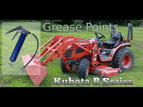 Видео: Точки смазки для тракторов Kubota серии B