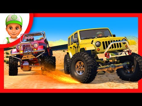 Видео: Мультики про машинки. Соперничество Винтика полиции против Шефа и его команды. Сборник