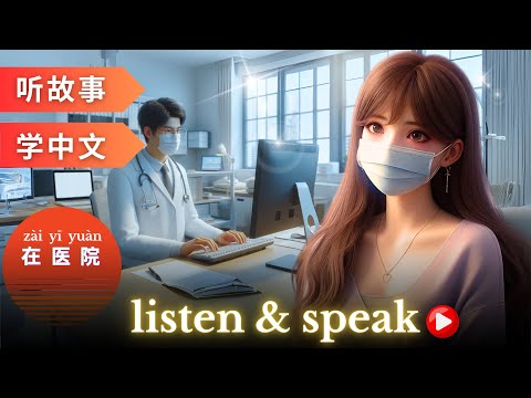 Видео: 在医院 | Изучение китайского языка по историям | Навыки аудирования и говорения на китайском языке