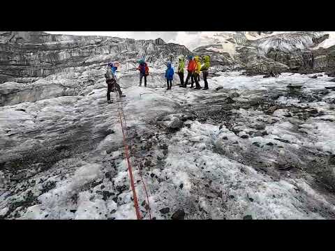 Видео: Спасработы. Спасение из ледниковой трещины. Часть 3