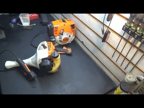 Видео: Мотокосы Stihl FS400 и FS 55. Красноярские трудяги