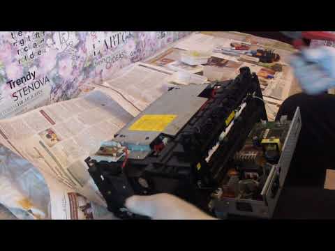 Видео: Принтер Phaser-3120, Sumsung ML-1710, ML-1720 разборка
