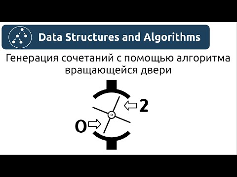 Видео: Алгоритмы. Генерация сочетаний с помощью алгоритма вращающейся двери