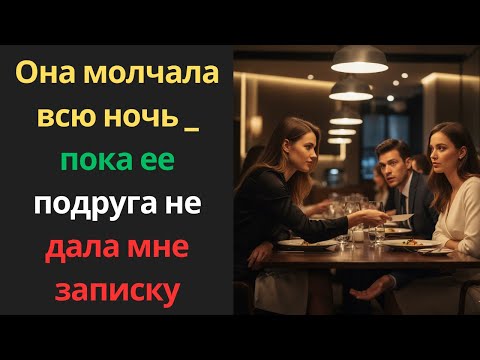 Видео: Она молчала всю ночь... пока ее подруга не дала мне записку