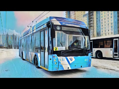 Видео: 2 МАРШРУТ/САНКТ ПЕТЕРБУРГ/ТРОЛЛЕЙБУС/Тролза-5265.08 «Мегаполис» 6032