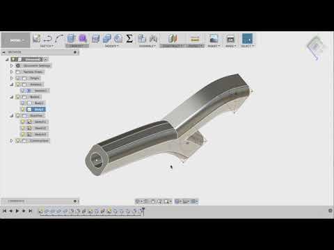 Видео: Уроки 3D моделирования в среде Fusion 360 / Fusion 360 Tutorial: How to Model a Pipe