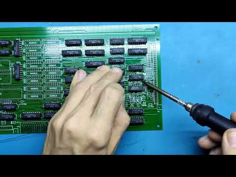 Видео: zx spectrum Пентагон 128. Часть 1. Паяем микросхемы.