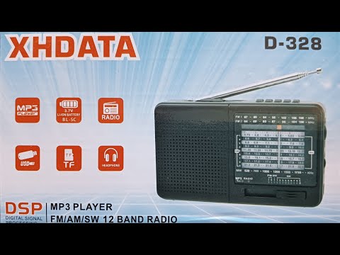 Видео: Прийом на XHDATA d-328 в сільській місцевості