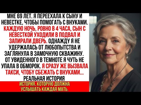Видео: Переехала к сыну и невестке. В 4 утра увидела, что они делали в подвале… Поспешила сбежать с внуками