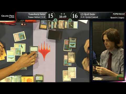 Видео: Magic the Gathering GP Richmond 2018, 6-й раунд, Legacy