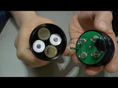 Видео: Обновленный фонарь Ferei w155 V2 со сменными акумуляторами