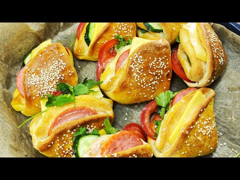 Видео: БУТЕРБРОДЫ ДЛЯ ПИКНИКА.КОНВЕРТИКИ ИЗ ДРОЖЖЕВОГО ТЕСТА.ВКУСНЫЙ ПЕРЕКУС ЗА 20 МИНУТ.КАЗАКША РЕЦЕПТ