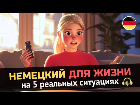 Видео: Учись Понимать Немецкий в Реальных ситуациях! 5 историй | A2–B2